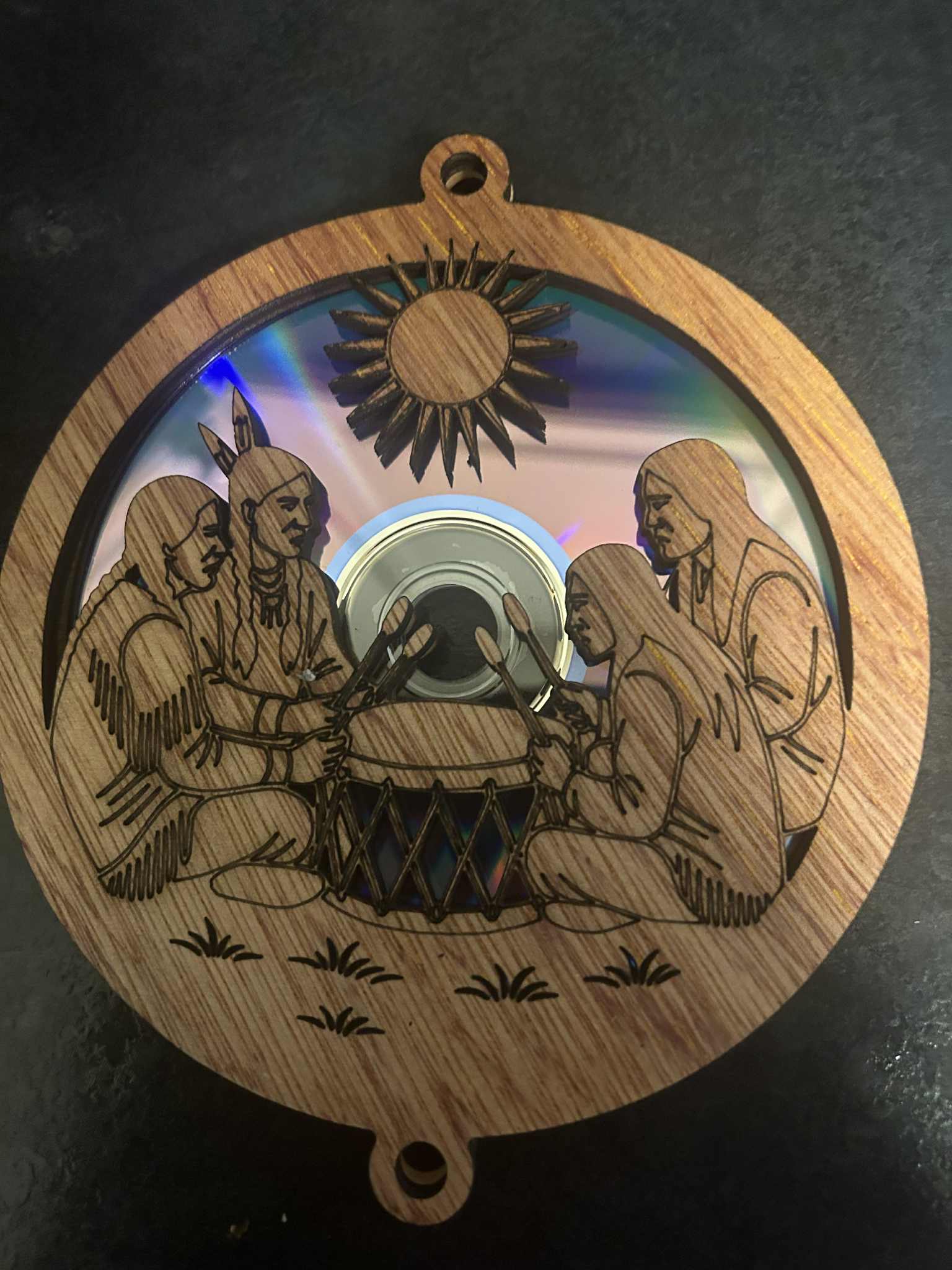 Drum Circle suncatcher
